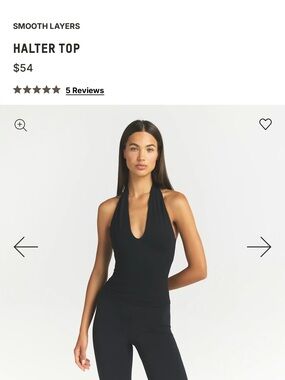 Smooth Layer Halter Top